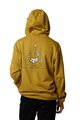 FOX Cycling hoodie - FINISHER - brown