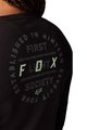 FOX Cycling short sleeve jersey - RANGER 3/4 LADY - black