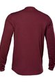 FOX Cycling winter long sleeve jersey - RANGER TRED - bordeaux