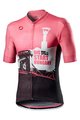 CASTELLI Cycling short sleeve jersey - HUNGARY BIG START - pink/black/white