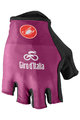 CASTELLI Cycling fingerless gloves - GIRO D'ITALIA - purple