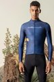 GOBIK Cycling winter long sleeve jersey - SUPERCOBBLE - blue