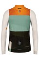 GOBIK Cycling winter long sleeve jersey - COBBLE - black/ivory/green/orange