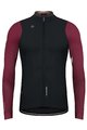 GOBIK Cycling winter long sleeve jersey - PACER BLEND - ivory/black/bordeaux