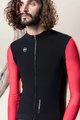 GOBIK Cycling winter long sleeve jersey - COBBLE BLEND - ivory/pink/black