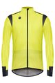 GOBIK Cycling rain jacket - PLUVIA - yellow/black