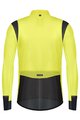 GOBIK Cycling rain jacket - PLUVIA - yellow/black