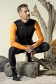 GOBIK Cycling thermal jacket - MIST BLEND - black/orange