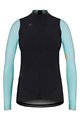 GOBIK Cycling thermal jacket - MIST BLEND LADY - light blue/black