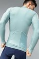 GOBIK Cycling winter long sleeve jersey - PACER SOLID - light green