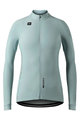 GOBIK Cycling winter long sleeve jersey - PACER SOLID LADY - light green