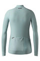 GOBIK Cycling winter long sleeve jersey - PACER SOLID LADY - light green