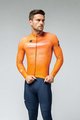 GOBIK Cycling winter long sleeve jersey - HYDER - orange