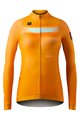 GOBIK Cycling winter long sleeve jersey - HYDER LADY - orange
