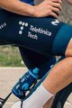 GOBIK Cycling bib shorts - MOVISTAR 2023 MATT - white/blue