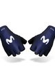 GOBIK Cycling fingerless gloves - MOVISTAR 2023 RIVAL - blue/white