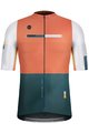 GOBIK Cycling short sleeve jersey - ATTITUDE 2.0  - green/white/orange