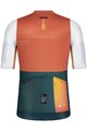 GOBIK Cycling short sleeve jersey - ATTITUDE 2.0  - green/white/orange