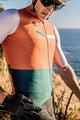 GOBIK Cycling short sleeve jersey - ATTITUDE 2.0  - green/white/orange