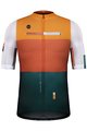 GOBIK Cycling short sleeve jersey - STARK NECTAR - green/orange/white