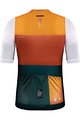 GOBIK Cycling short sleeve jersey - STARK NECTAR - green/orange/white