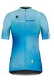 GOBIK Cycling short sleeve jersey - STARK ZIRCON LADY - blue/light blue