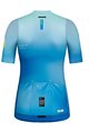 GOBIK Cycling short sleeve jersey - STARK ZIRCON LADY - blue/light blue