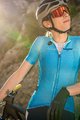 GOBIK Cycling short sleeve jersey - STARK ZIRCON LADY - blue/light blue