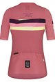 GOBIK Cycling short sleeve jersey - STARK LADY - bordeaux/pink/yellow