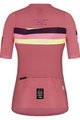 GOBIK Cycling short sleeve jersey - STARK LADY - bordeaux/pink/yellow