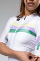 GOBIK Cycling short sleeve jersey - ATTITUDE 2.0 LADY - purple/green/white/yellow