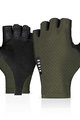 GOBIK Cycling fingerless gloves - BLACK MAMBA - black/green