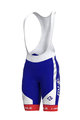 ALÉ Cycling bib shorts - GROUPAMA FDJ 2020 - red/blue/white