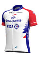 ALÉ Cycling short sleeve jersey - GROUPAMA FDJ 2021 - red/blue/white