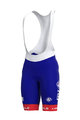 ALÉ Cycling bib shorts - GROUPAMA FDJ 2022 - red/white/blue