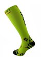 HAVEN Cycling knee-socks - EVOTEC SILVER - black/yellow