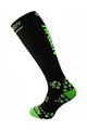 HAVEN Cycling knee-socks - EVOTEC SILVER - black/green