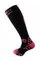 HAVEN Cycling knee-socks - EVOTEC SILVER - pink/black