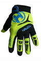 HAVEN Cycling long-finger gloves - DEMO LONG - green/blue