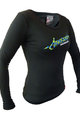 HAVEN Cycling summer long sleeve jersey - AMAZON LADY LONG MTB - black/green