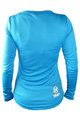 HAVEN Cycling summer long sleeve jersey - AMAZON LADY LONG MTB - white/blue