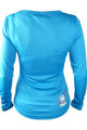 Haven Cycling summer long sleeve jersey - AMAZON LADY LONG MTB - blue/pink