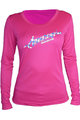 HAVEN Cycling summer long sleeve jersey - AMAZON LADY LONG MTB - pink