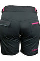 HAVEN Cycling shorts without bib - AMAZON LADY - black/pink