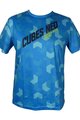 HAVEN Cycling short sleeve jersey - CUBES NEO MTB - blue