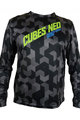 HAVEN Cycling summer long sleeve jersey - CUBES NEO LONG MTB - black