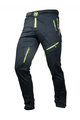 HAVEN Cycling long trousers withot bib - ENERGIZER POLAR - green/black