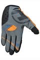 HAVEN Cycling long-finger gloves - SINGLETRAIL LONG - black/orange