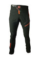 HAVEN Cycling long trousers withot bib - ENERGIZER LONG  - black/red