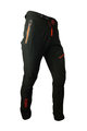 HAVEN Cycling long trousers withot bib - ENERGIZER LONG  - black/red